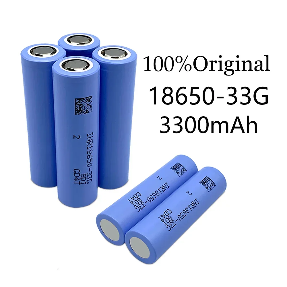 100% new 33G 18650 3300mah battery INR 18650 33G 3.7V discharge 30A dedicated to power battery