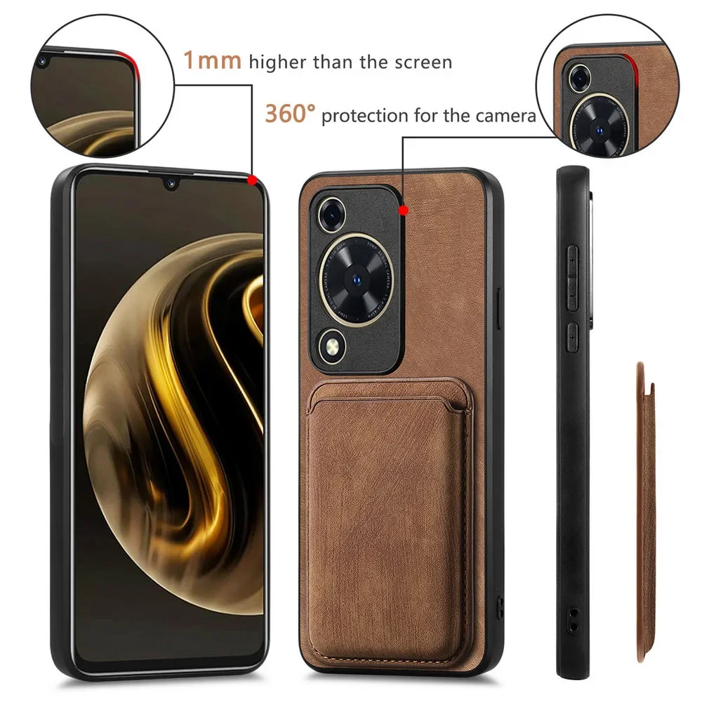 Nova 13 12 11 10 Pro Luxury Case For Huawei Nova 12 Lite 2IN1 Detachable Leaher Card Funda Nova 9 10 SE 12s Y72 Y71 Y70 Cover