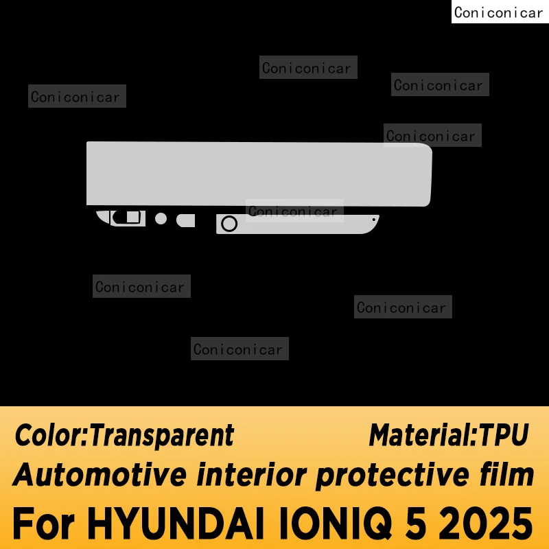

Для HYUNDAI IONIQ 5 2025 панель приборной панели навигация автомобильный интерьер защитная пленка ТПУ против царапин