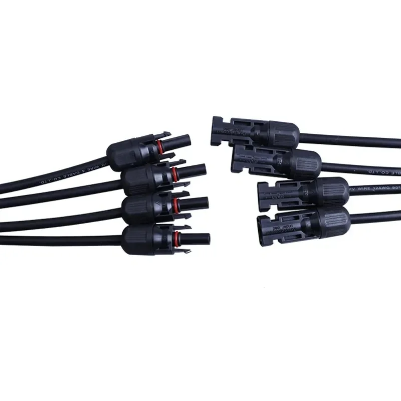 1/5/20/100 Sets Photovoltaic Solar Connector 1000V 30A Male Female 3-Way 4-Way 5-Way Plug DC PV Y Type 1 To 2/3/4 Adapter