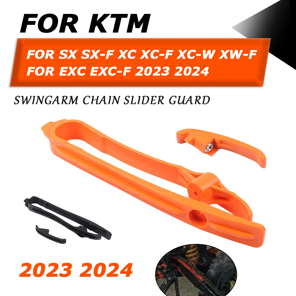 Motorcycle Chain Slider Guard Swingarm Guide For KTM SX SX-F XC XC-F XC-W XW-F EXC EXC-F 125 150 250 300 350 450 500 2023 2024