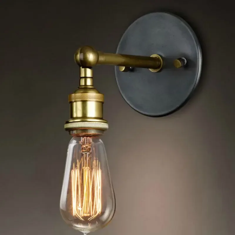 Wall Lamp Vintage Sconce Wall Lights Fixture LED Bedside Retro Lamps Industrial Decor Living Dining Room Bedroom Lighting Led