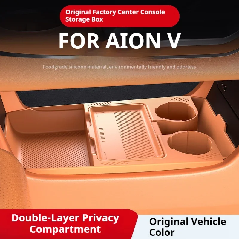 

Suitable for GAC Aion V 2024 Central Control Lower Storage Box, Central Control Multifunctional Lower Storage Box Car Accessorie
