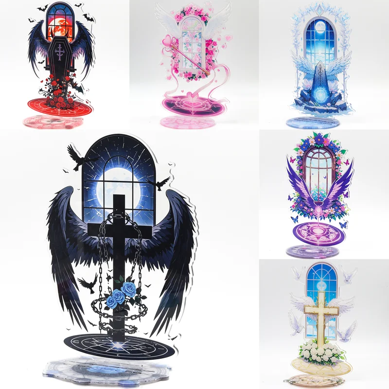 

Новая рамка для украшения Acg, серия «Ангел и крылья падающих ангелов», подставка для коллекции рекламных щитов с героями мультфильмов