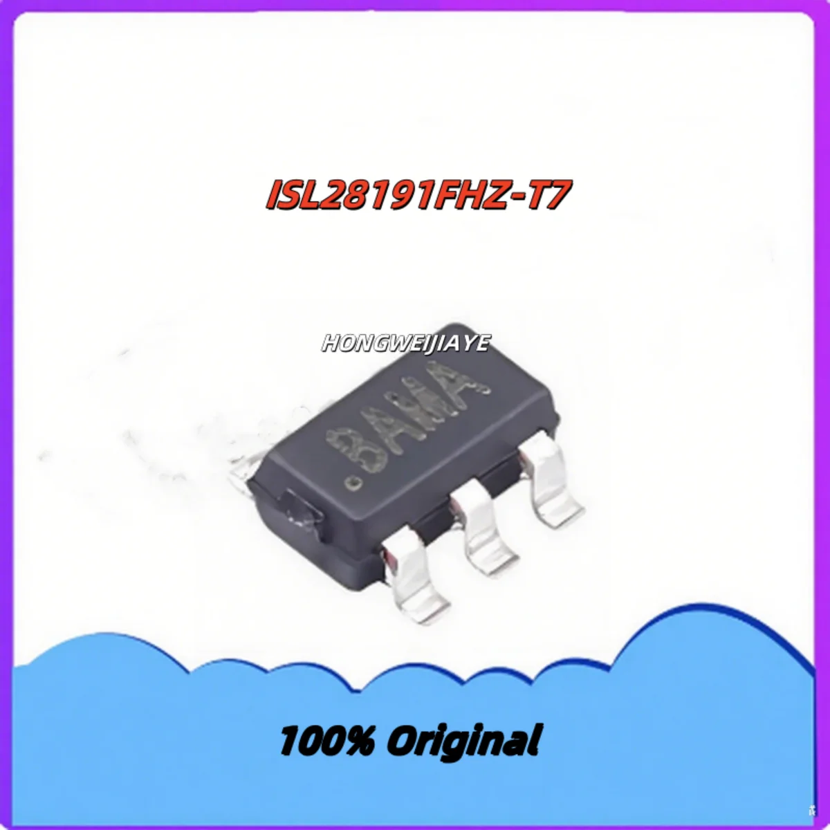 

5PCS 100% New ISL28191FHZ-T7 BAMA SOT-23-6 Brand New Original Chips ic
