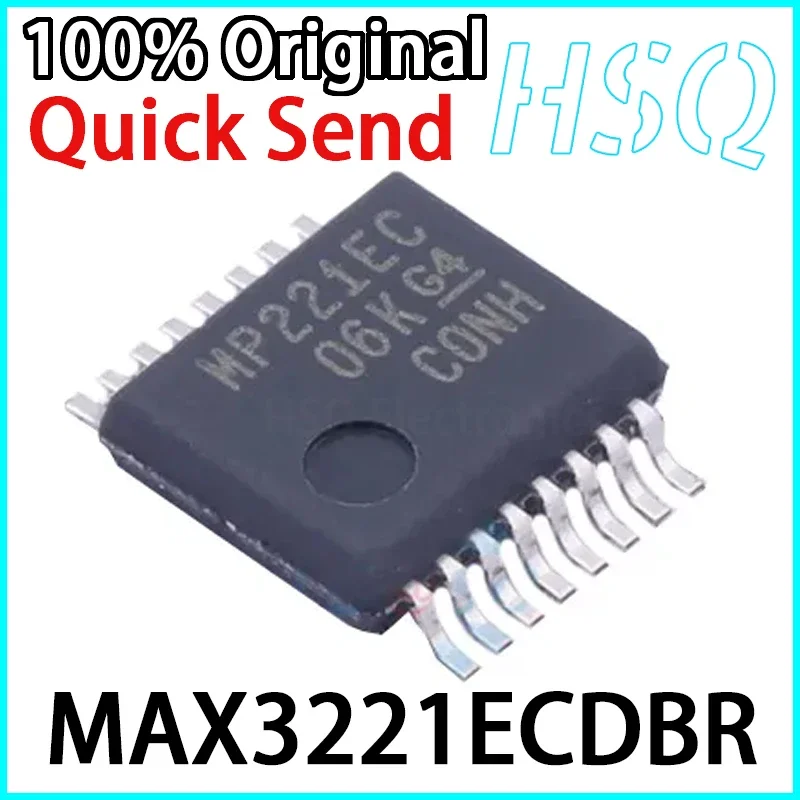 2PCS Original MAX3221ECDBR MP221EC SSOP16 Receiver Driver Chip Brand New in Stock