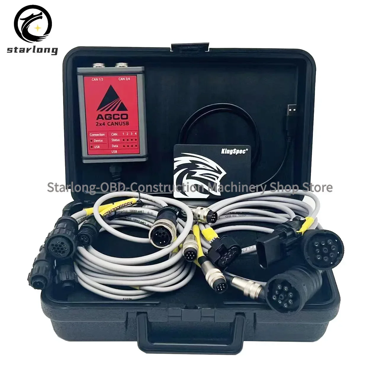 For AGCO CANUSB DIAGNOSTIC tool OEM AGCO EDT agricultural machinery FENDT tractors Heavy Duty AGCO DIAGNOSTIC kit