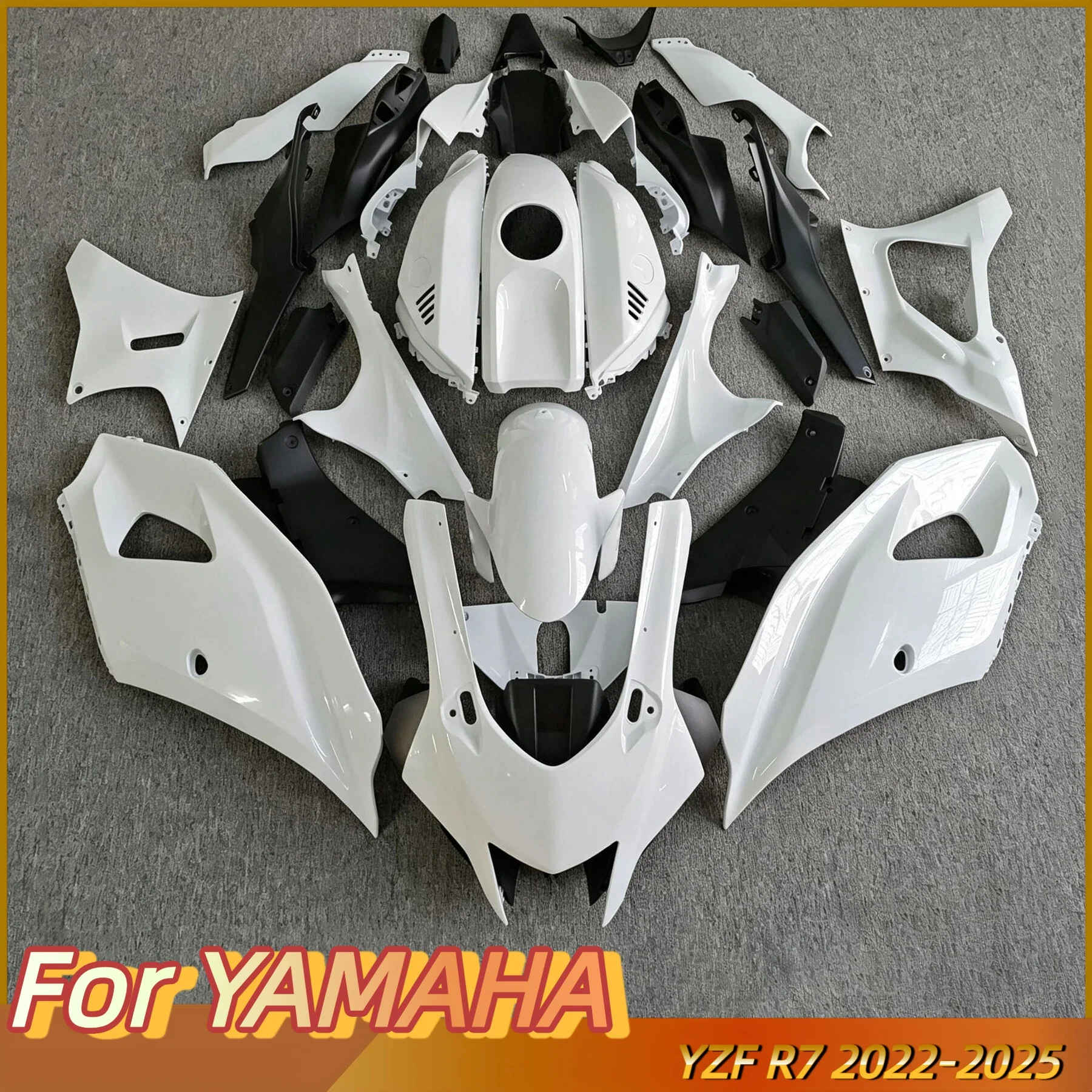 For Yamaha R7 YZF-R7 2022 2023 2024 2025 Carbon Painted look Motorcycle Fairing Kit Modification