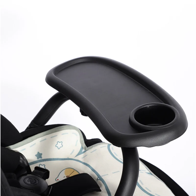 

Baby Stroller Dinner Table Tray Pram Carriage Accessories Plate Handrest Dish Supplies For Toddler Infant Milk Bottle Cup Holder