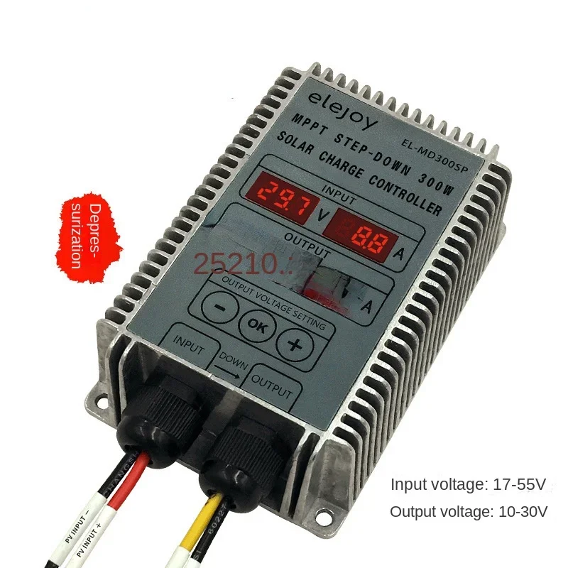 

Boost Mppt Solar Battery Charge Controller 24-85V Voltage Adjustable Lead Acid Lithium Electric Car Rainwater Proof