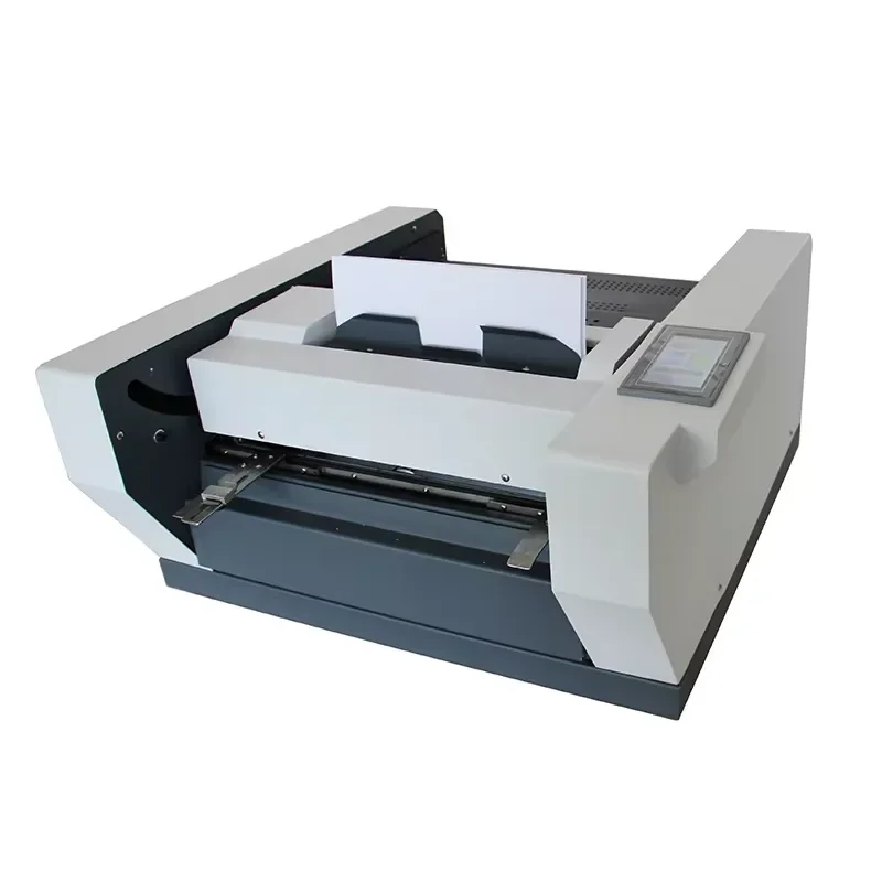 China 080 Low Price Mini Automatic Desktop A4 320MM Perfect Binder Hot Glue Book Binding Machine
