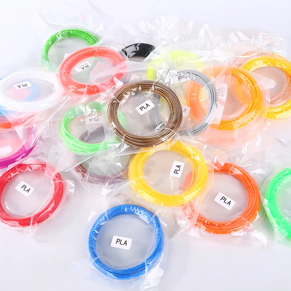 

Pen Filament Refills 1.75Mm Pla 5M Roll Vacuum Sealed 190-230℃ Compatible Printer Filament 3D Printing Materials 3D