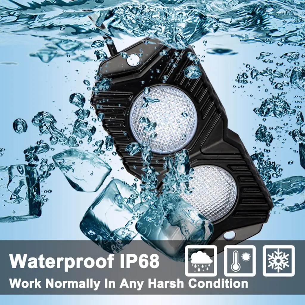 

Truck Accessories 24V LED Rock Lights Waterproof Car Underglow Lamp Set for UTV ATV Suvs