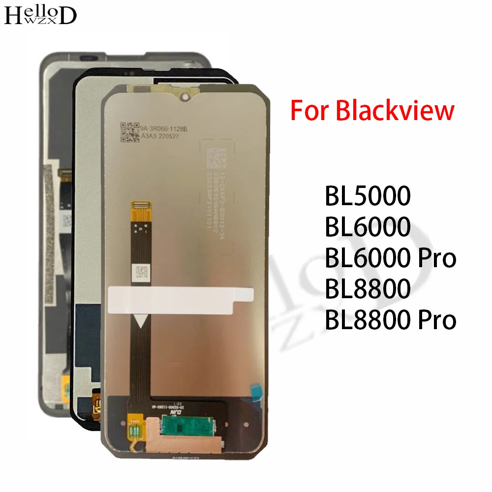 

100% Tested LCD Display Full Screen For Blackview BL5000 BL6000 BL8800 Pro LCD Display Touch Screen Digitizer Assembly