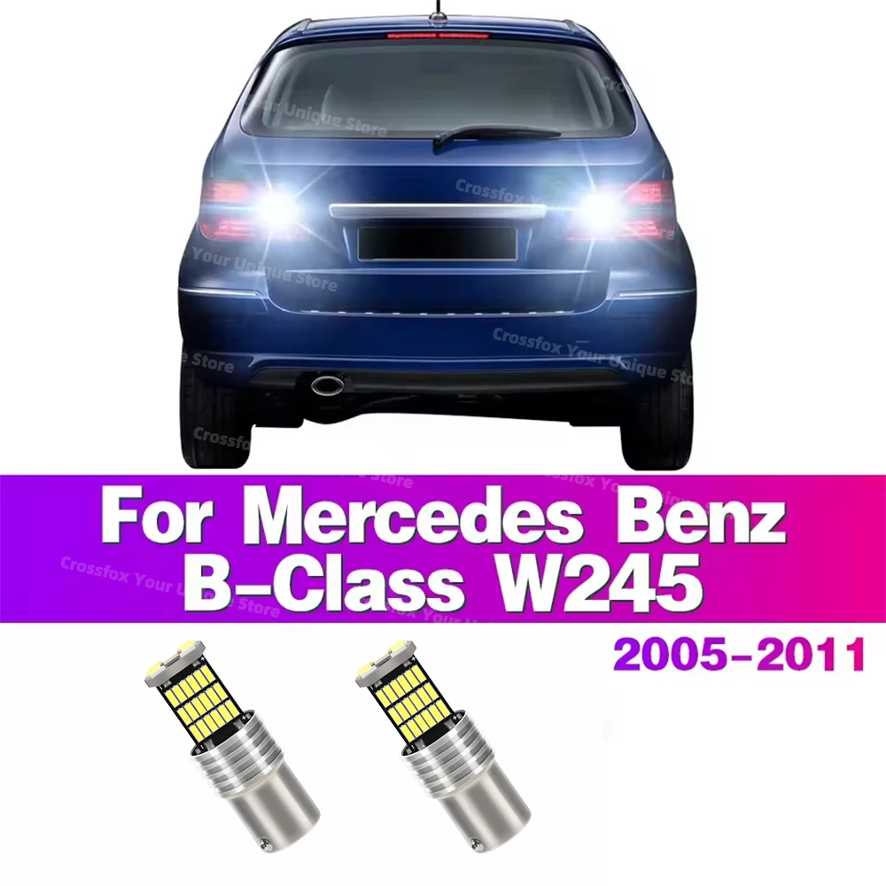 LED Car Reverse Lights BA15S P21W 1156 Bulb Backup Lamp Accessories For Mercedes Benz B Class W245 2005 2006 2007 2008 2009 2010