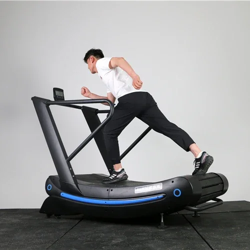 Wholesale self-generating home cheap caminadora manual fitness commercial curved treadmills for sale