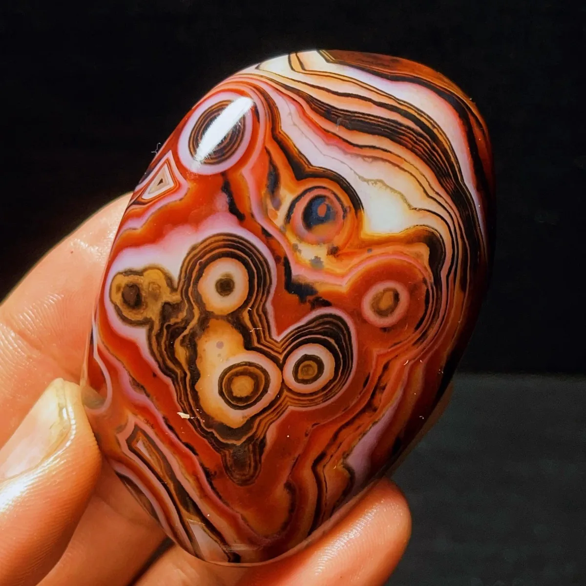 Natural Banded Agate Natural Banding, Polished Tumbled, Loose Gemstone, Vase Filler, Crystal Collection, Table Display