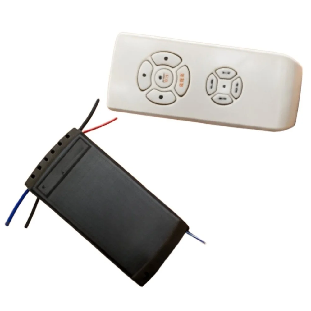 2026 Smart= DC Fan Controller With Dual LED= Driver 140W Remote Kit Adjustable Speed= Light Switch For Ceiling Fan Replacement