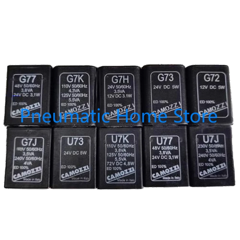 

CAMOZZI Solenoid Valve Coil G77 G7J G7K G7H G72 G73 U77 U73 U7K U7J U7H