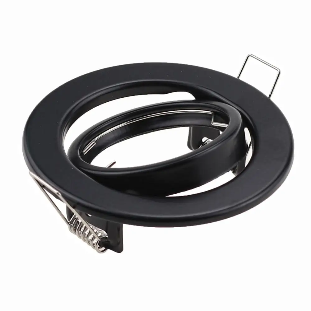 10pcs/lot Ceiling Trim Rings Halogen Bulb LED Recessed Ceiling Round  GU10 MR16 Fitting Fixture for Home Illumination