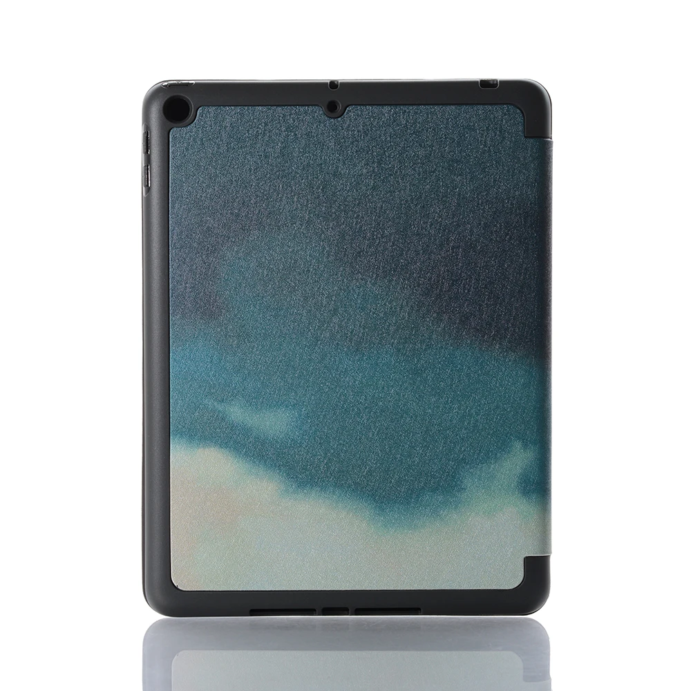 Premium Minimalist Color Blocking Leather Tablet Case for iPad 9.7 10.2 11 12.9 Inch Air4 3 Mini 6 Anti Drop iPad Cover