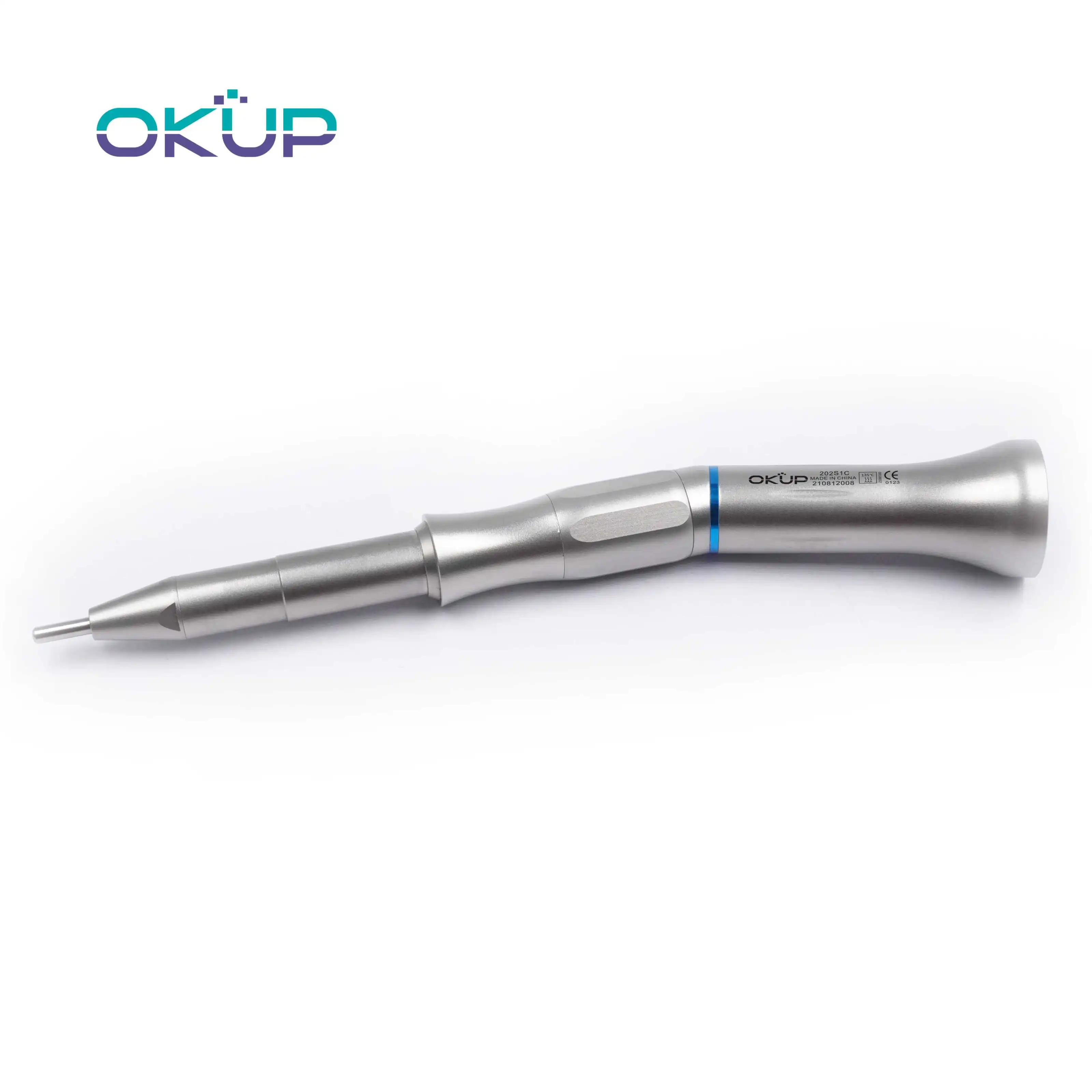 Dental 20 Degree Straight Handpiece 1:1 Single External Water Spray Surgical Operation Saw Handpiece Low Speed Implant Handpiece