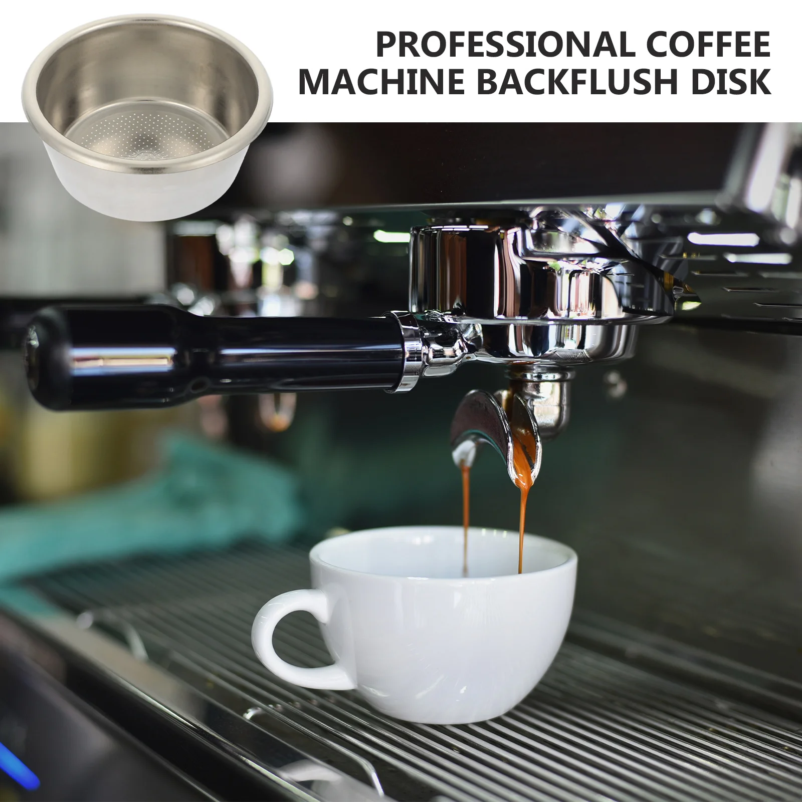 

54mm Coffee Filter Basket Stainless Steel Espresso Ground Cafe Machine Filters Powder Strainer Maker Accessory Replacement