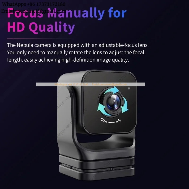 JS02 Nebula Camera HD USB Night Vision for Creality Ender-3 V3 Plus KE CR-10 SE Real-Time Monitoring Recording