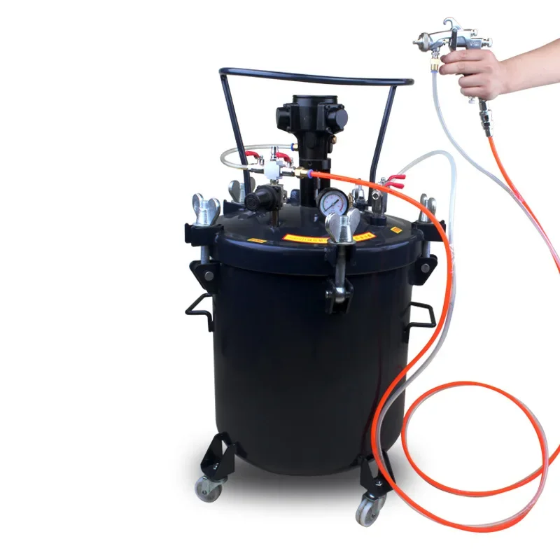 50 liters automatic stirring HVLP air pressure paint spray pot spray bucket mixing pressure tank hand mixing paint pressure