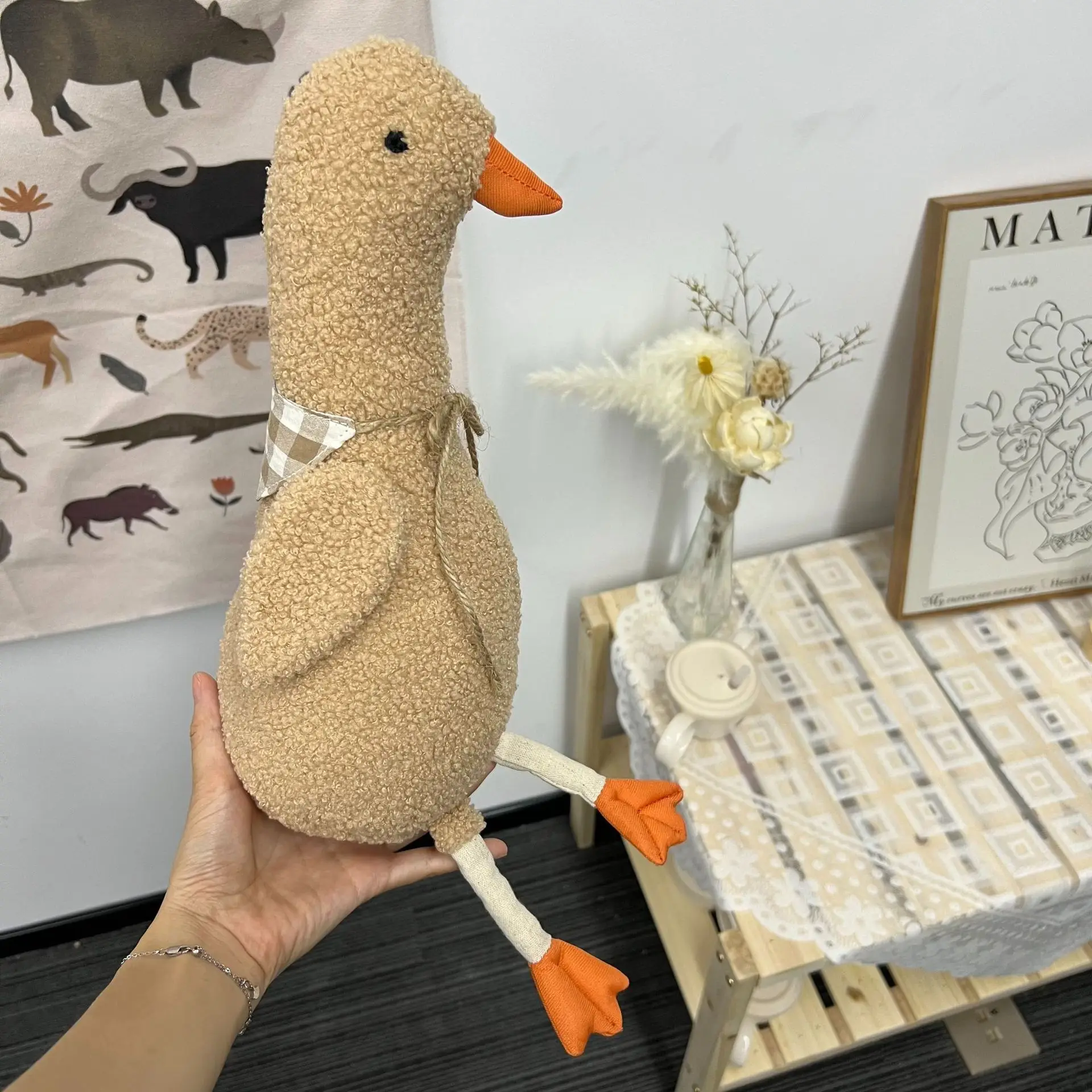 ตุ๊กตาไก่สไตล์นอร์ดิก ของเล่นตุ๊กตาไก่ตัวเล็ก น่ารัก ปลอบใจ นอนกอดได้ ของเล่นเสริมสร้างความสัมพันธ์ ของขวัญปีนักษัตรไก่ สำหรับเด็ก