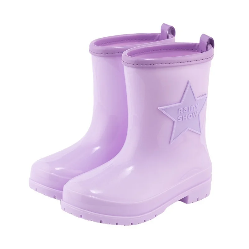 27-40 size medium-sized children\'s rain boots, cross-border midsole men\'s rain boots, lightweight and non slip water shoes