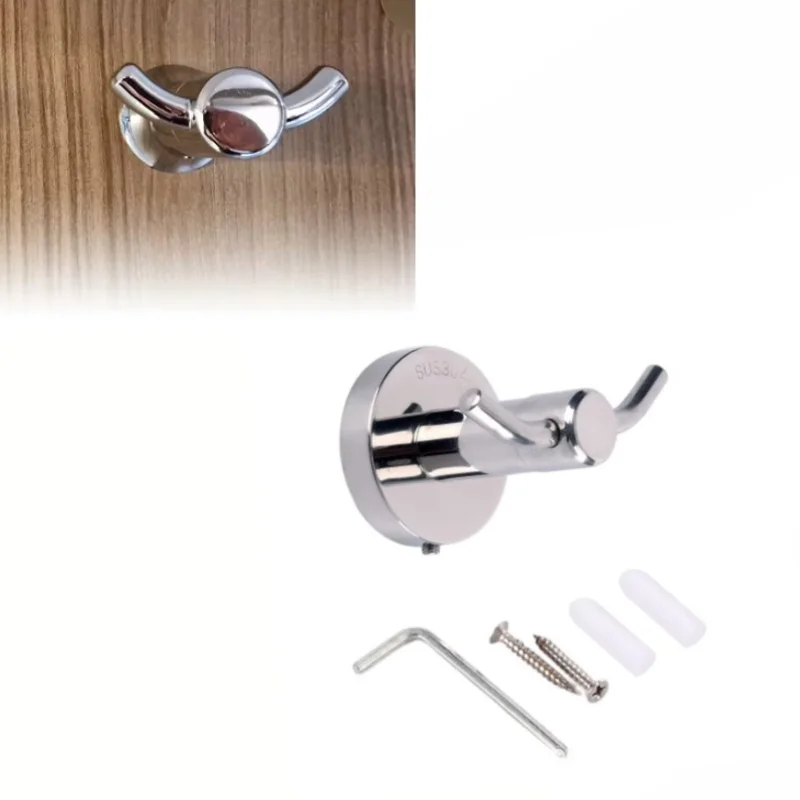 

For Swift Caravan Motorhome Bathroom Hook Polished Chrome Towel Robe Coat Hanger Durable Polished Metal Hook RV Camper Storage