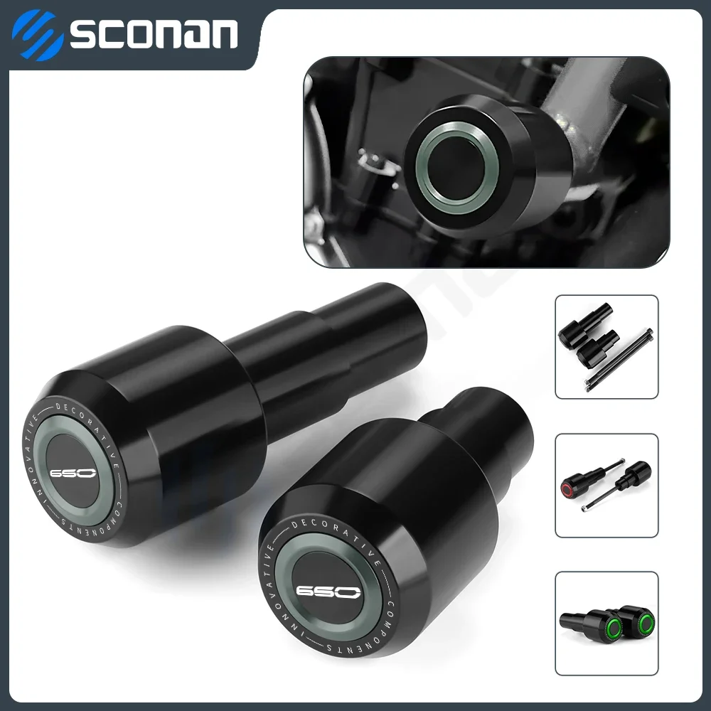 

Для мотоцикла Z 650 Z650: Алюминиевые защитные слайдеры (краш-слайдеры) с ЧПУ для рамы, 2017-2024 гг.