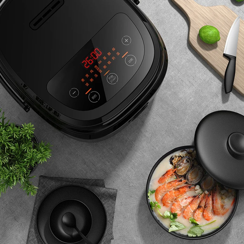 2022ใหม่หม้อหุงข้าว Multi-Function Universal Mini 3L หม้อหุงข้าวไฟฟ้า Non-Stick ขนาดเล็กในครัวเรือนเครื่องทำอาหาร make ซุป