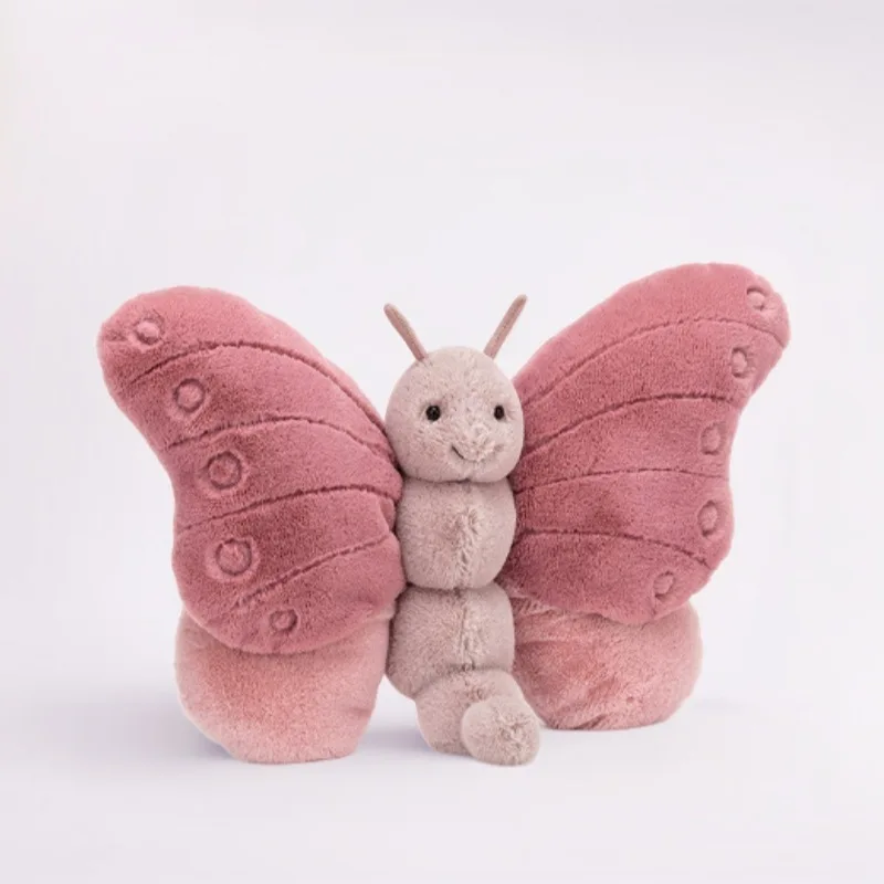 

Beatrice Insect Plush Toy Soft Stuffed Animal Doll With Floral Wings Cute Collectible Gift For Girls Kids