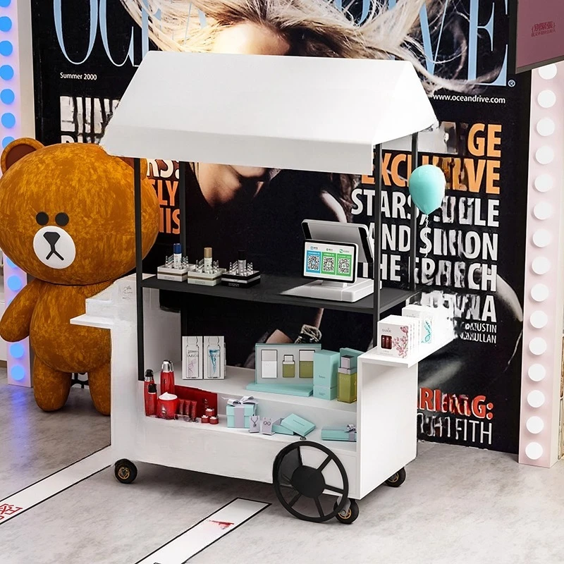 Stall trolley shopping mall float activity display stand bazaar Internet celebrity