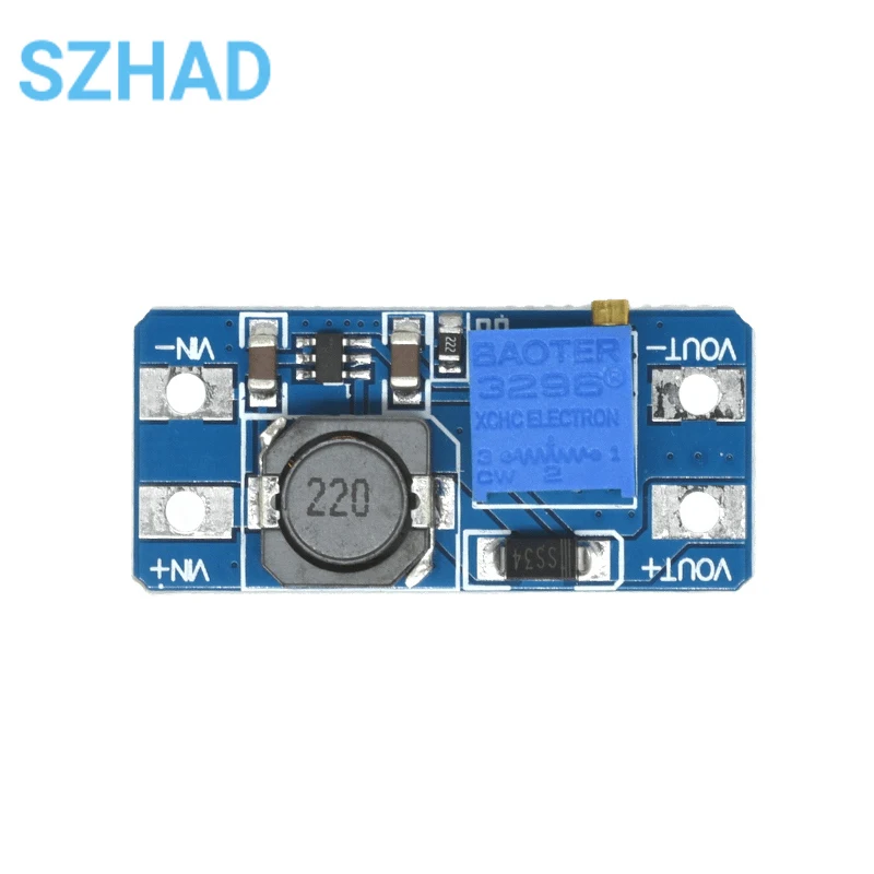 TYPE-C/USB 2A Max DC-DC Step Up Power Module Booster Power Module MT3608 2-24V To 5V/9V/12V/28V