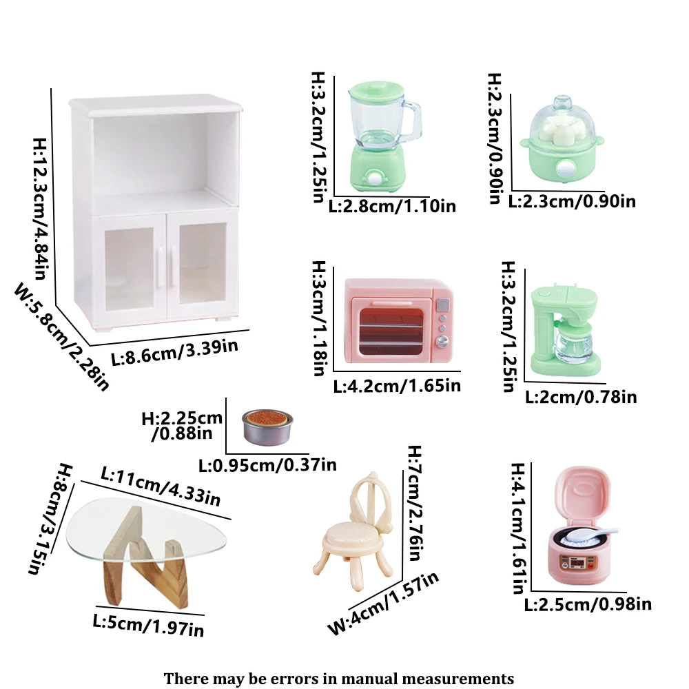 Miniatuurmeubilair 1:12 Rendier Familie Keukenset Bakkast Eettafel Kerst Thema Decoratie Poppenhuis Speelgoed
