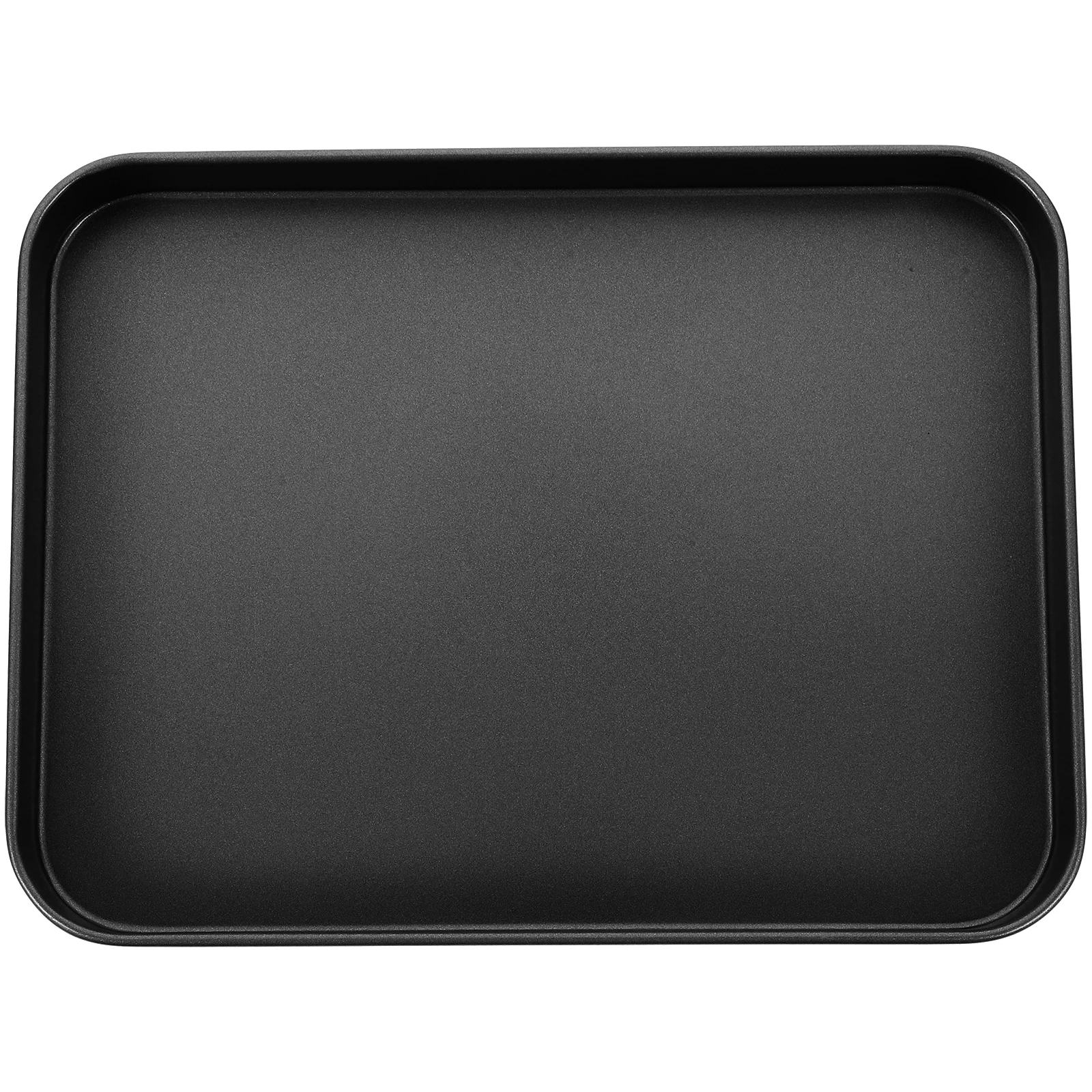 

Metal Square Bread Storage Tray Black Retro Fruit Dessert Plate Smooth Edge Easy Clean Home European Style Cake