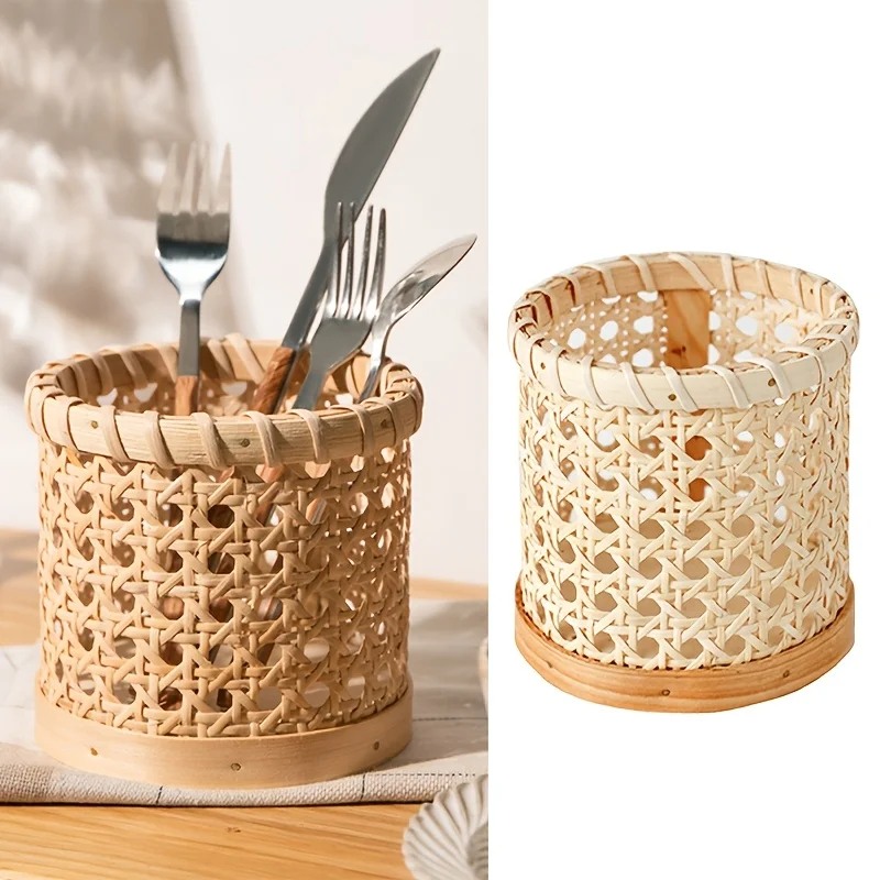 1pc Cutlery Stand - Multifunctional Spoon and Chopsticks Storage Box, Shelf Basket