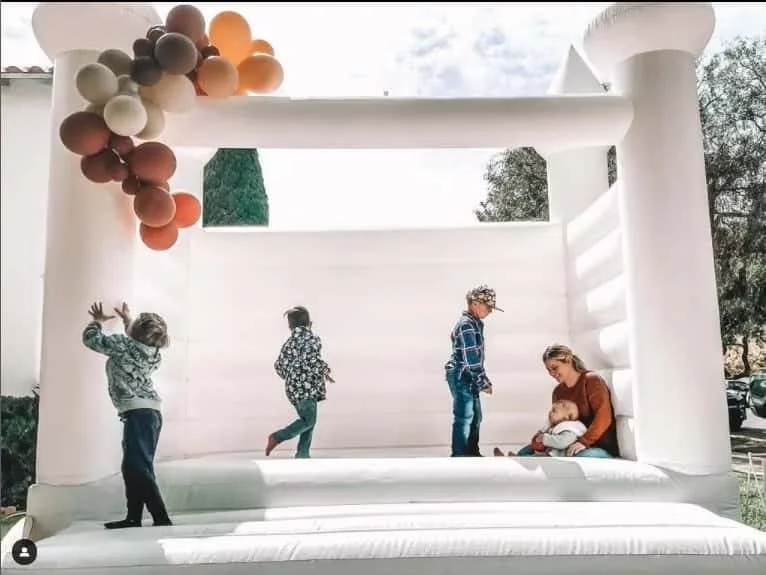 공주님 성 실내외 에어바운스 풍선 놀이터 (송풍기 포함)