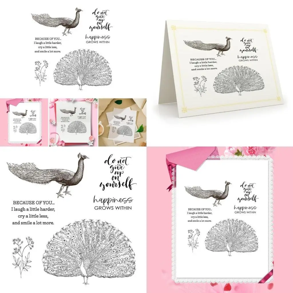 

E8BD Silicone Clear Stamp for Card Making Scrapbooking Paper Decoration