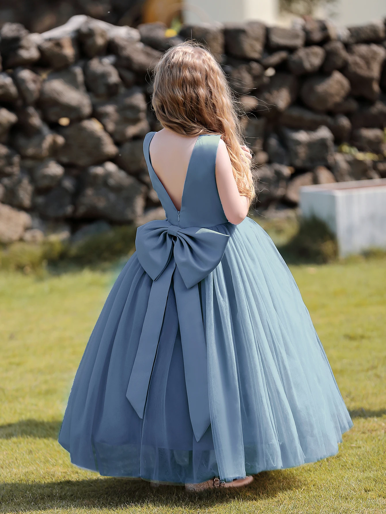 

Роскошные атласные платья из фатина для девочек на торжественные свадебные мероприятия, элегантные длинные модные платья принцессы для девочек на конкурсы красоты