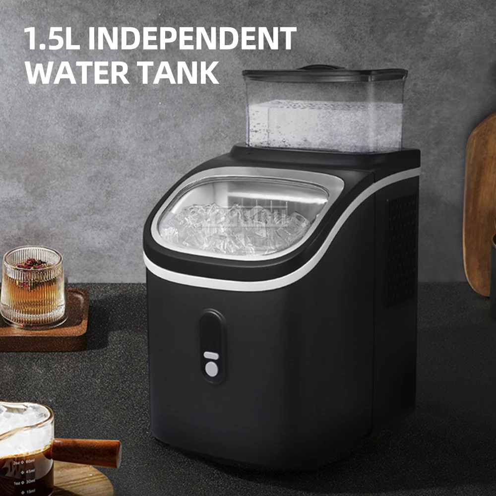 2025 20kg/24h Automatic Timed Ice Making for Coffee Shop HZB-25F Multifunctional Ice Making Machine