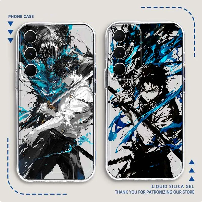 Jujutsu Kaisen Anime For Samsung Galaxy Note 20 10 F12 M23 F23 M14 F15 M54 M55 Ultra Plus 5G TPU Transparent Phone Case