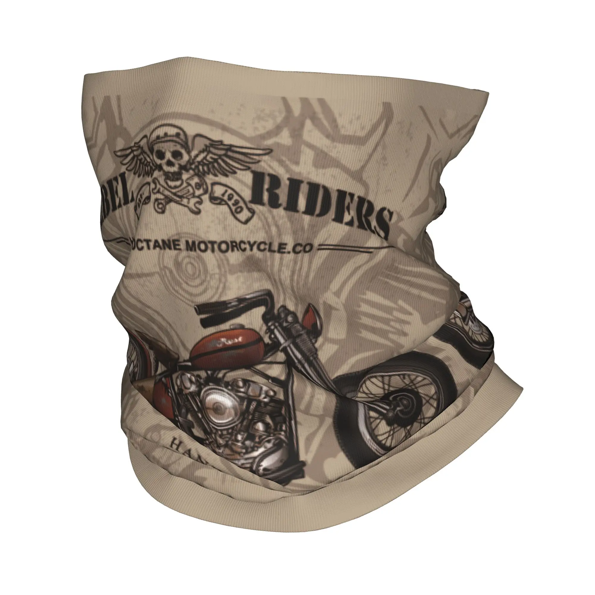 

Винтажный постер с классическим мотоциклом, зимняя повязка на голову, шарф-труба для мужчин и женщин, для походов, бега, для мотоциклистов