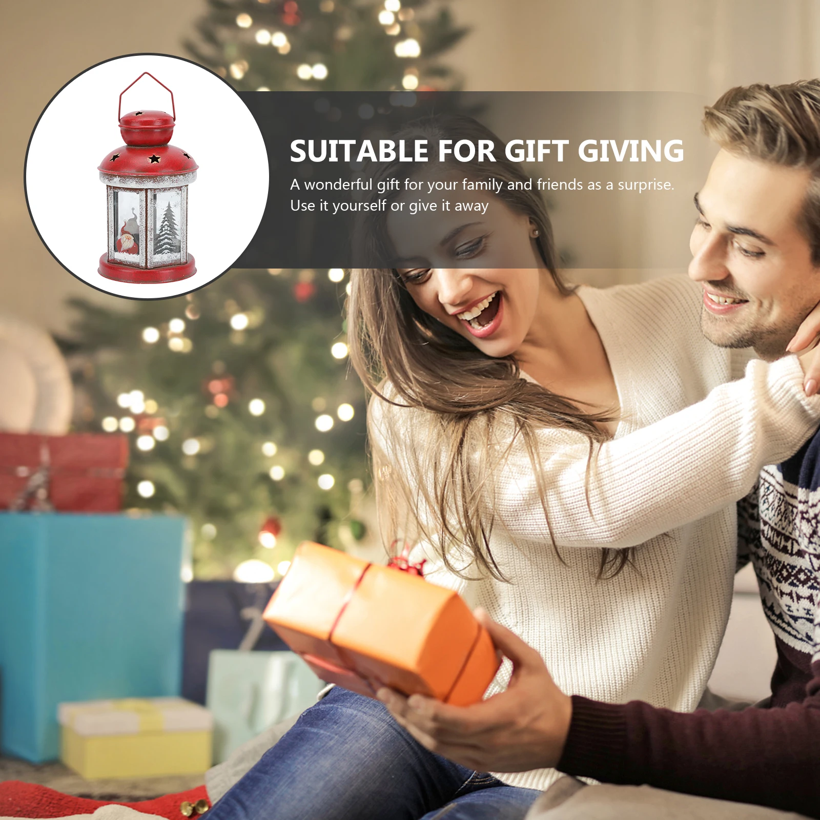 

1Pcs Creative Iron Candlestick Santa Claus Design High-Quality Home Adornment Romantic Atmosphere for Various Occasions