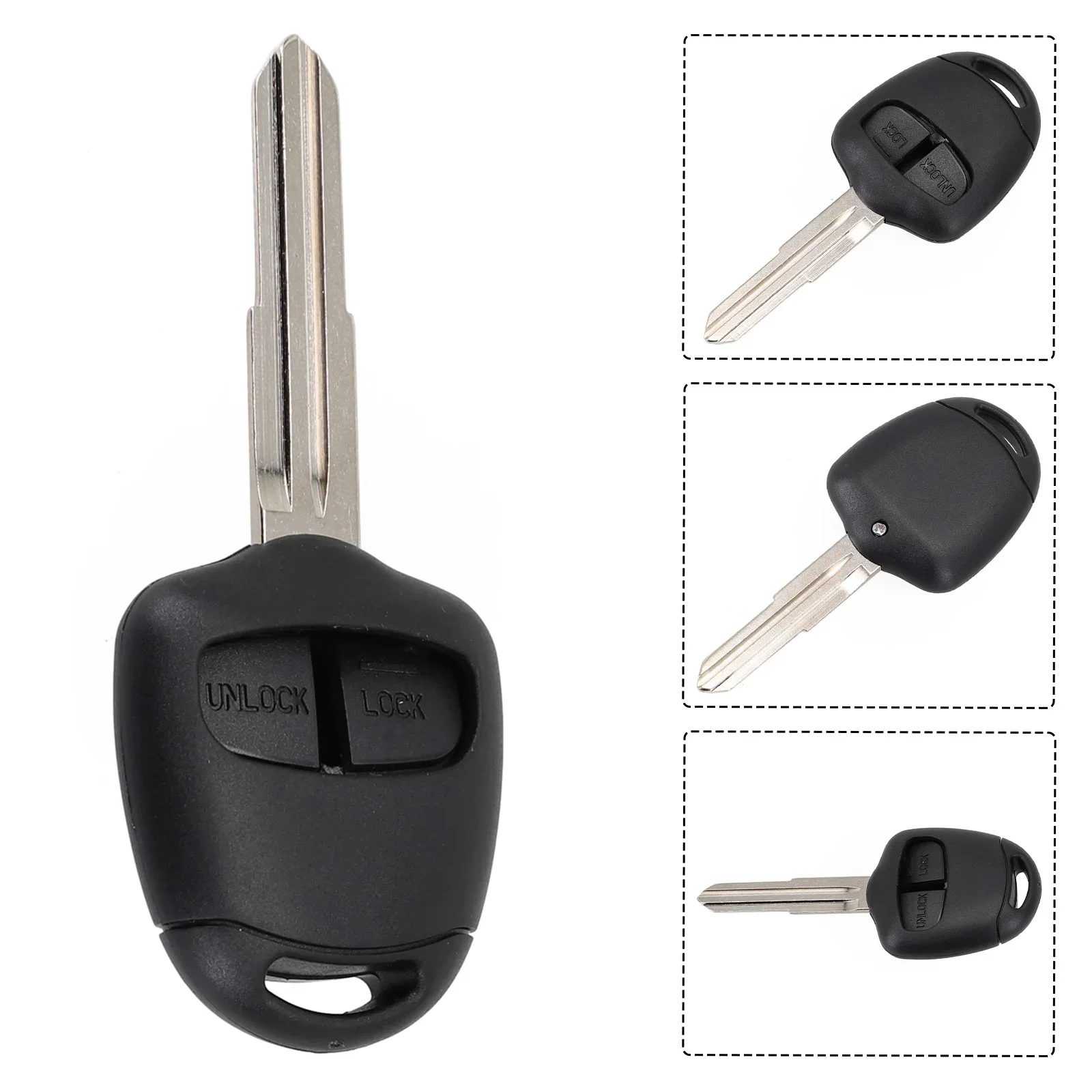 

1Pcs ABS Car Key Shell For PAJERO Key MIT8 Replacement Remote Car Key Shell Suitable Accessories For The Car ﻿