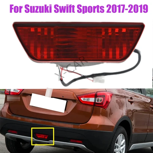 Para Suzuki SX4 s-cross 2015-2019 para Suzuki Swift Sports 2017-2019 36574-70L00 Reflector de parachoques trasero luz de freno inverso
