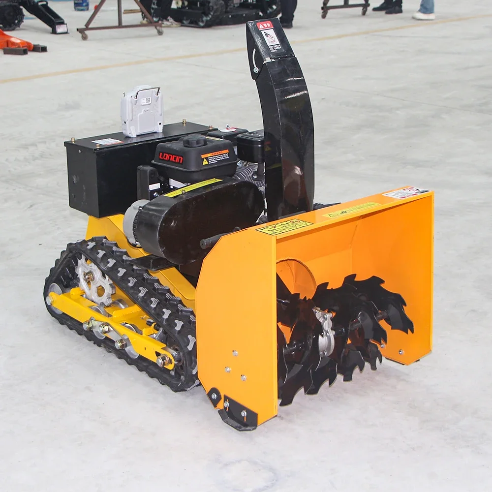 Remote Winter Snow Blower Road Portable Tracked Autonomous Snow Blower Machine with Tracks